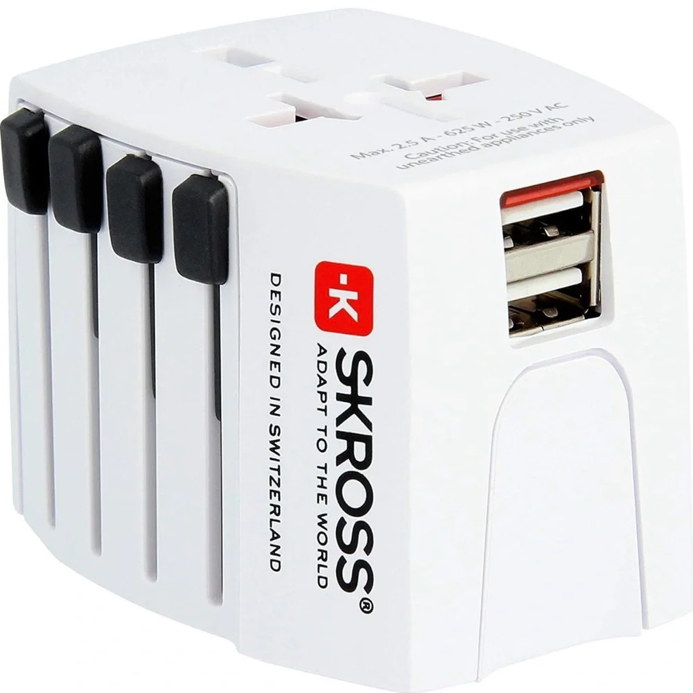 New SKROSS World Travel adaptor MUV USB AC65PD